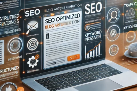 ウェブパフォーマンス向上でブログ記事の自動生成でサイト流入を30％増加